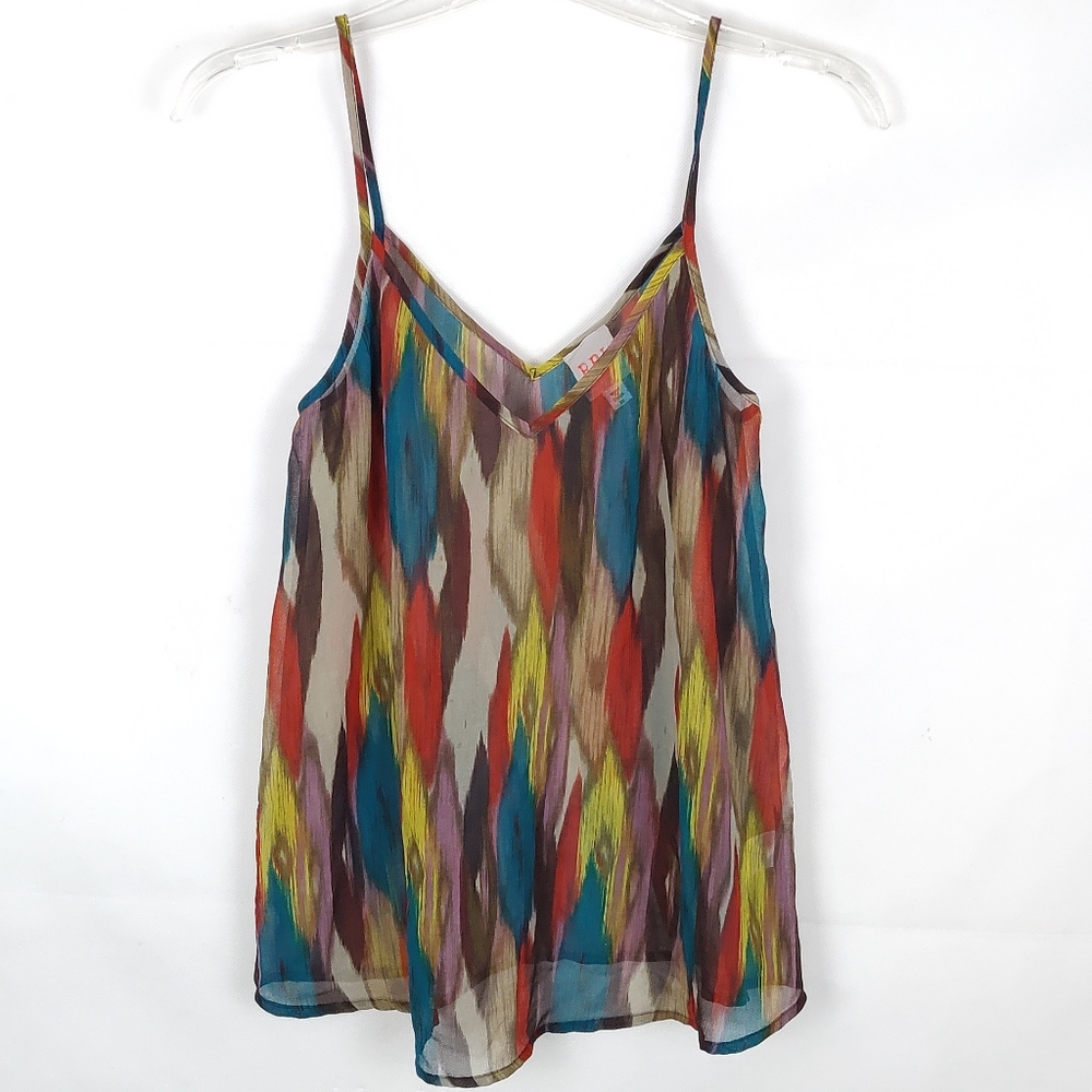 RBL Colorful Tank Top Blouse Size XS | Party Going Out Summer Spring Boho Casual